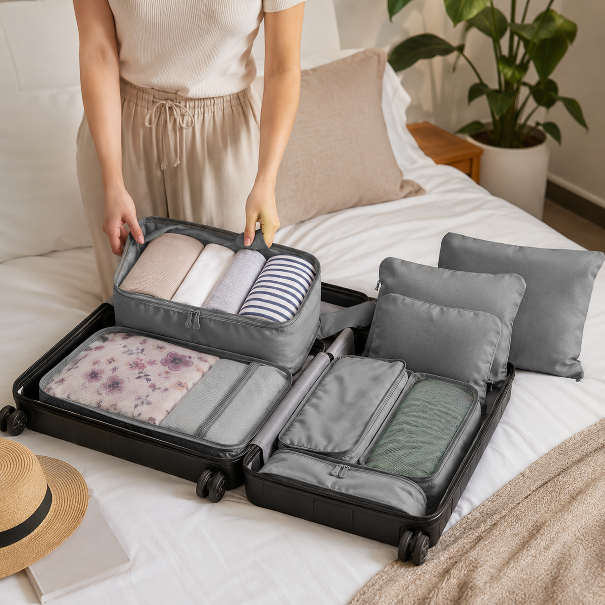 Compression Packing Cubes – 9 Piece Set