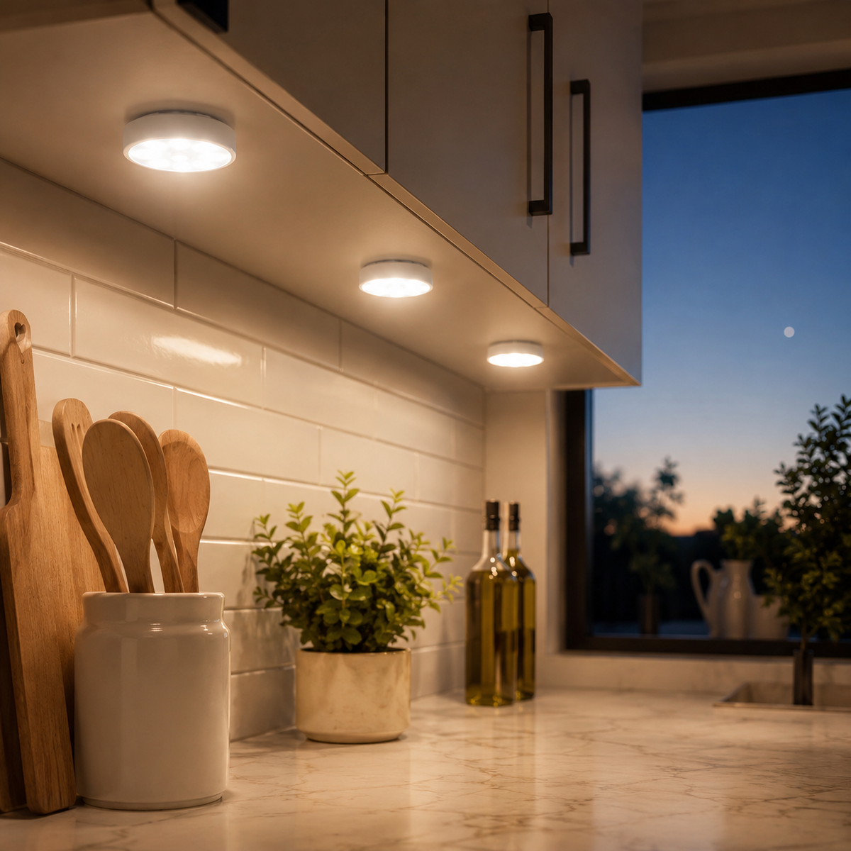 Wireless Motion Sensor Lights – 6 Piece Set